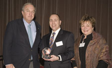 Ray Oneglia of O & G Industries Inc. receiving CCIA's Community Service Award 2008