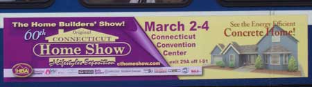 Connecticut Home Show - Bus Ad